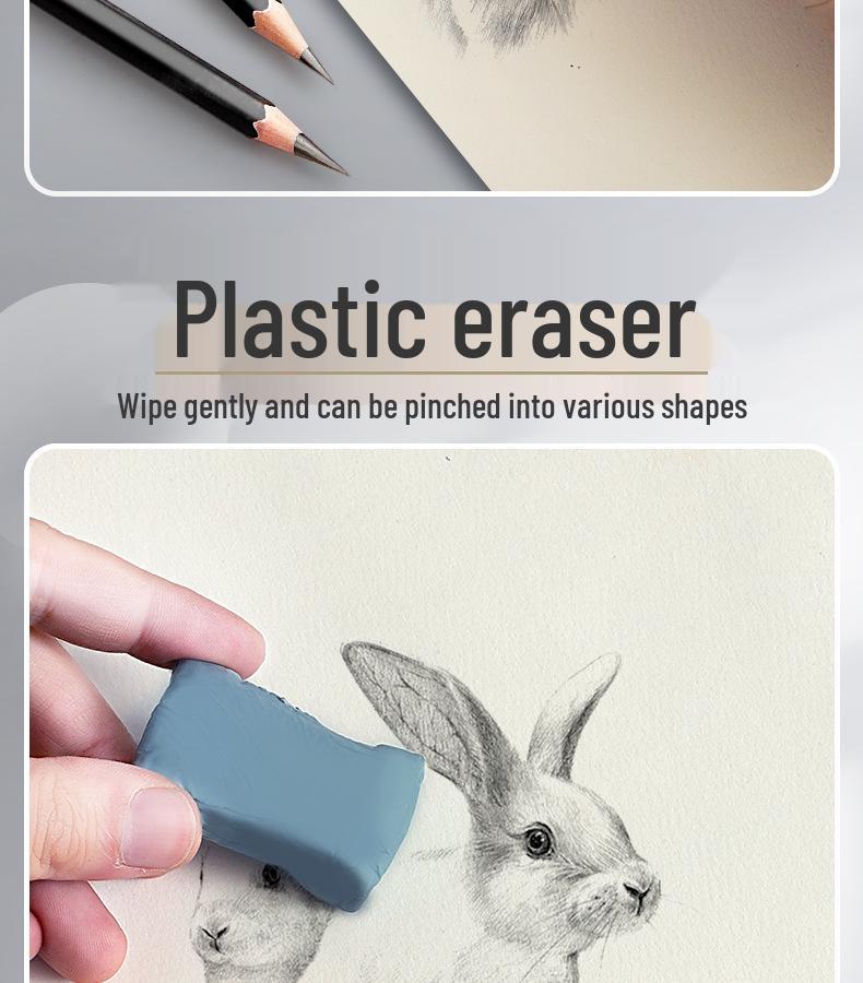 Professional Sketch & Charcoal Pencil Set for Students & Beginners