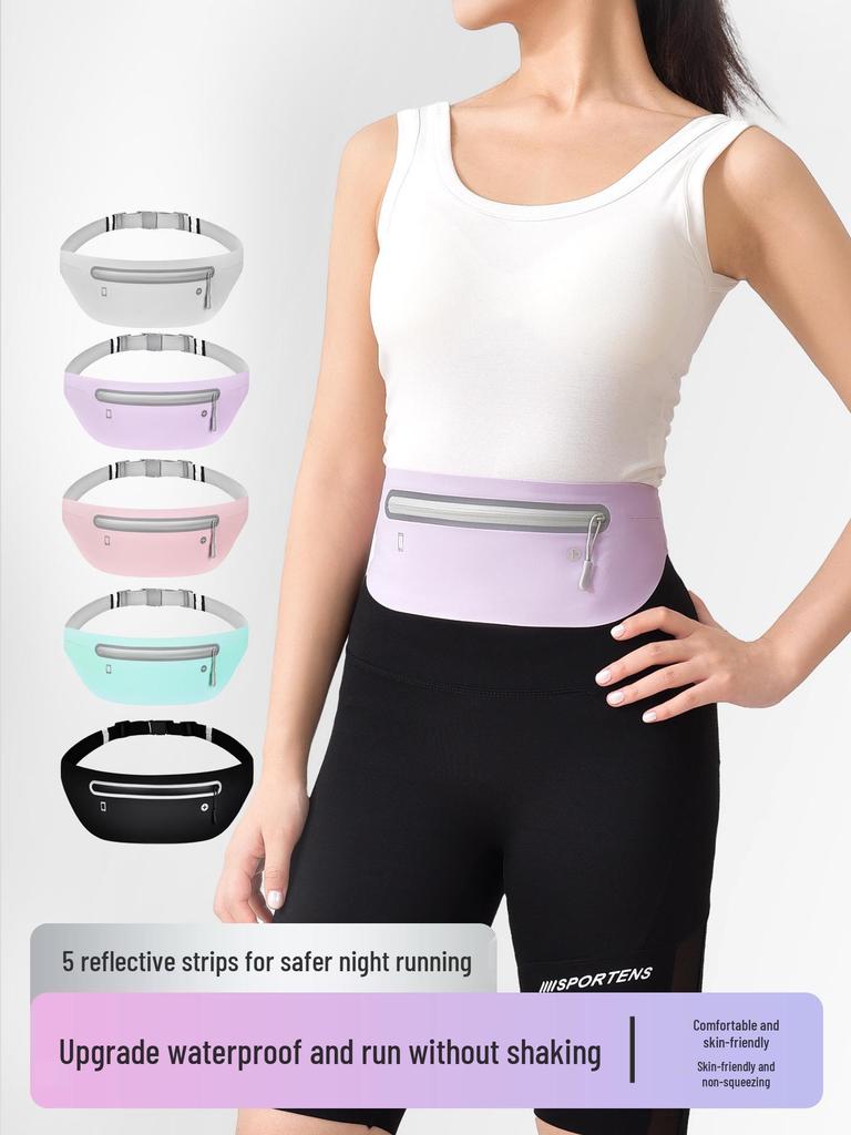 Unisex Waterproof Sports Running Waist Bag - Lightweight & Invisible Fitness Phone Belt