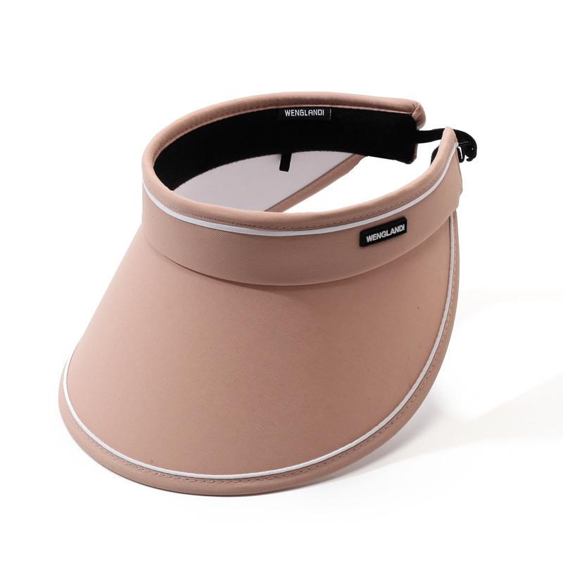 Sun Protection Wide Brim Cap With Adjustable Fit For Outdoor Beach And Cycling