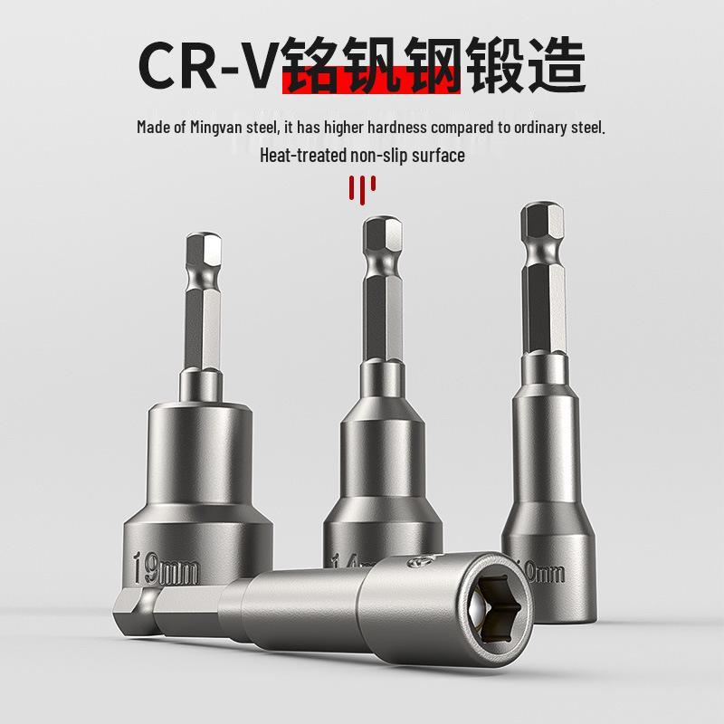 8mm Sechskant Selbstschneidende Schraube Elektrischer Schraubenschlüssel mit Starkem Magnetischem Bit