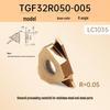CNC TGF32R Triangular Groove Insert: Precision Circlip Grooving Tool for Swiss-Type Lathes