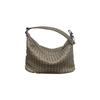 Leather Hand-woven Large Lunch Box Bag, Dog Walking Bag, Underarm Bag, Daily Versatile Handbag, Shoulder Messenger Bag, Women's