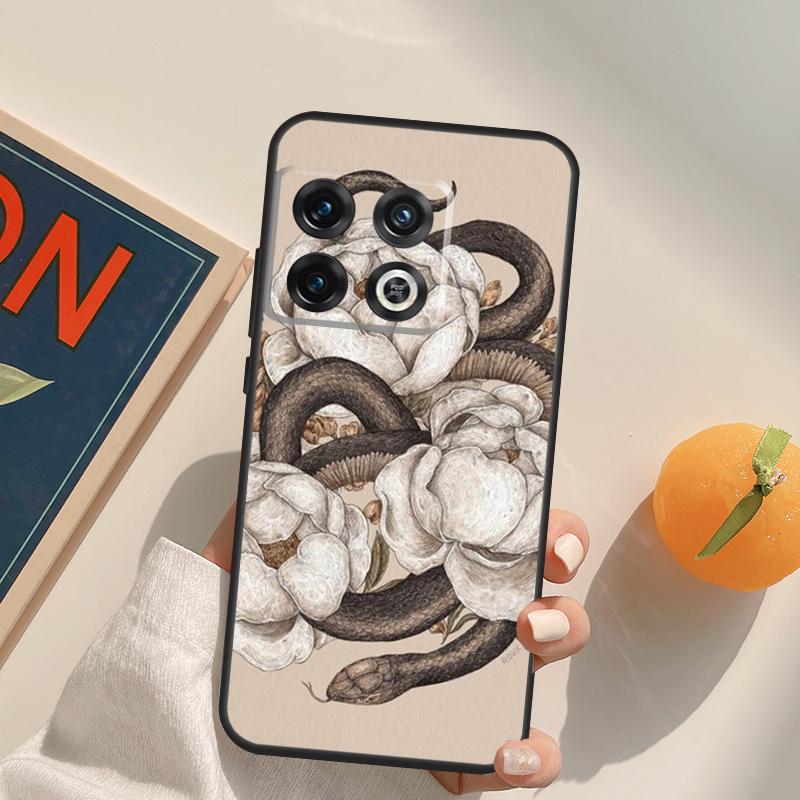 The Snake and Fern Case For OnePlus 13T 10T 10R 12R 13R 15 13 12 11 10 9 Pro Nord CE 5 2 3 4 Lite N20 N30 Cover