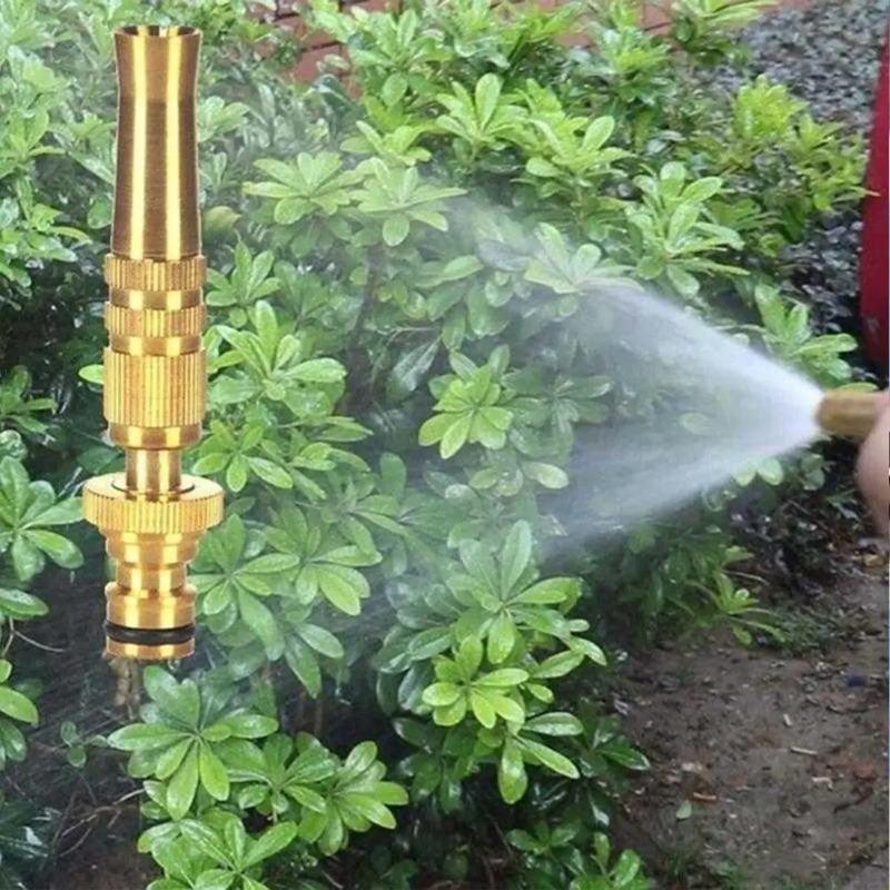 1PC Adjustable Brass Sprinkler Garden Hose Sprinkler System Garden Irrigation Spray Gun Car Wash Lawn Watering Water Gun