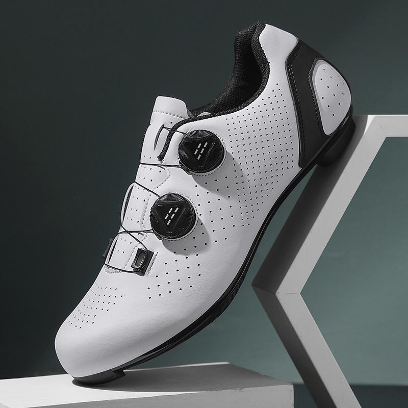 2022 Cross-Strap Lock Road Cycling Shoes with Hard Sole for Mountain Biking and Racing