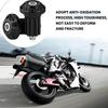 1 par motorsykkel styre ende CNC aluminiumslegering Universal motorsykkel scooter grep håndtak endeplugg trim deksel modifikasjonstilbehør