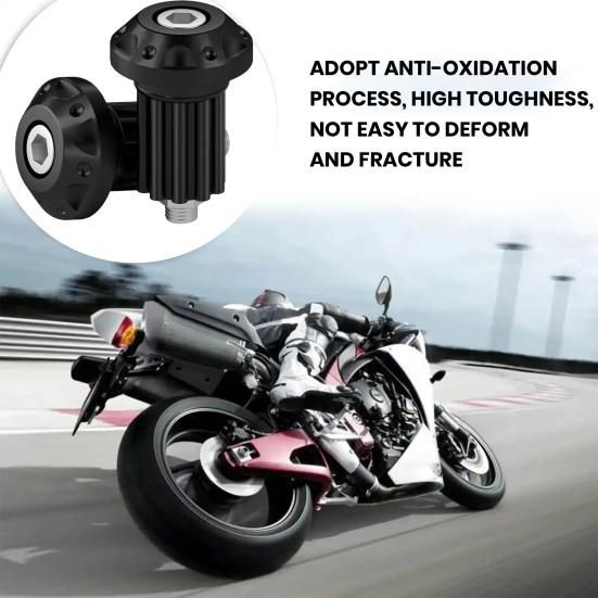 1 par motorsykkel styre ende CNC aluminiumslegering Universal motorsykkel scooter grep håndtak endeplugg trim deksel modifikasjonstilbehør