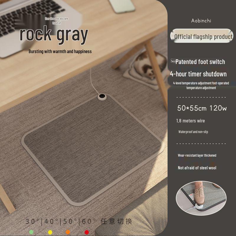 Electric Heated Foot Warmer Mat for Office - Winter Warmth Solution
