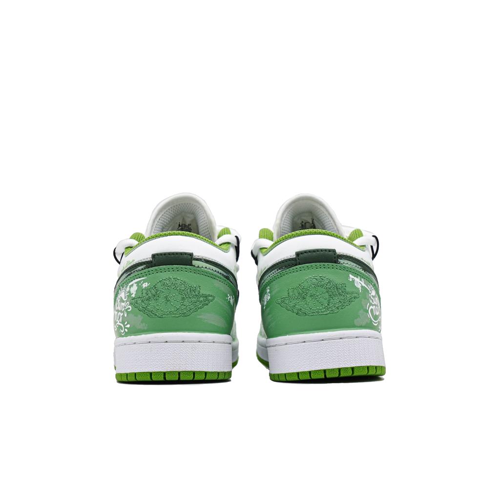 Jordan Air Jordan 1 Summer Under The Tree Shade Synthetic Leather Cushioning Abrasion Resistant HF4823-100(Team947-)