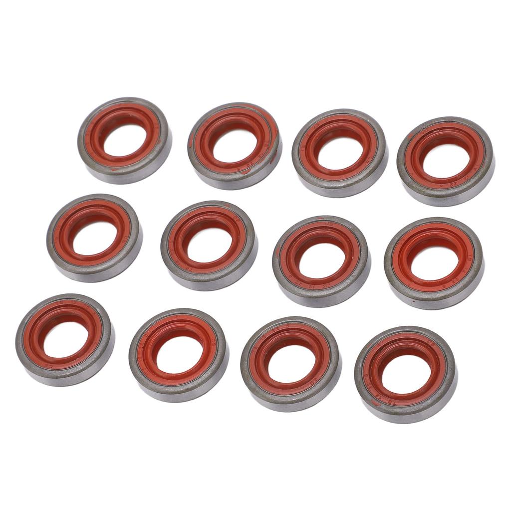 12Pcs Trimmer Oil Seal Cover Kit Iron ABS Oil Seal Replacement for Stihl FS80 FS85