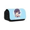Astuccio a Doppio Strato Kimetsu No Yaiba 22cm/8.7inch Borsa Portapenne Scolastica per Studenti Ampio Spazio Astuccio per Studenti Regalo Scolastico