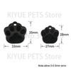 20Pcs PAW Shape 3D Exquisite Personalized Pet Dog ID Tags Custom Engraved Name Phone No. Cat For Dog  Pet Accessories