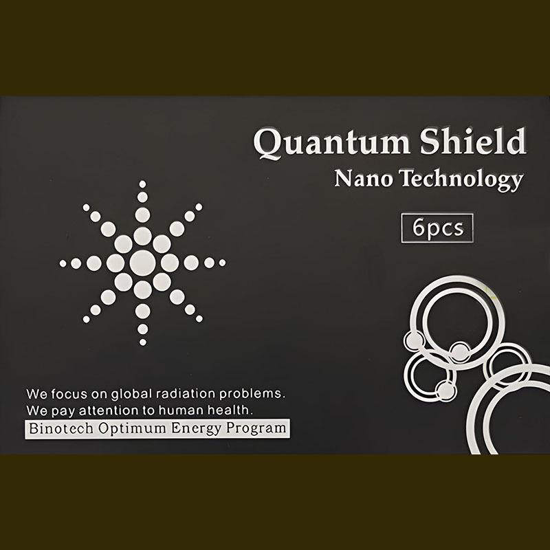 Six-Piece Energy Shield: Anti-Radiation Mobile Phone Stickers with Negative Ions
