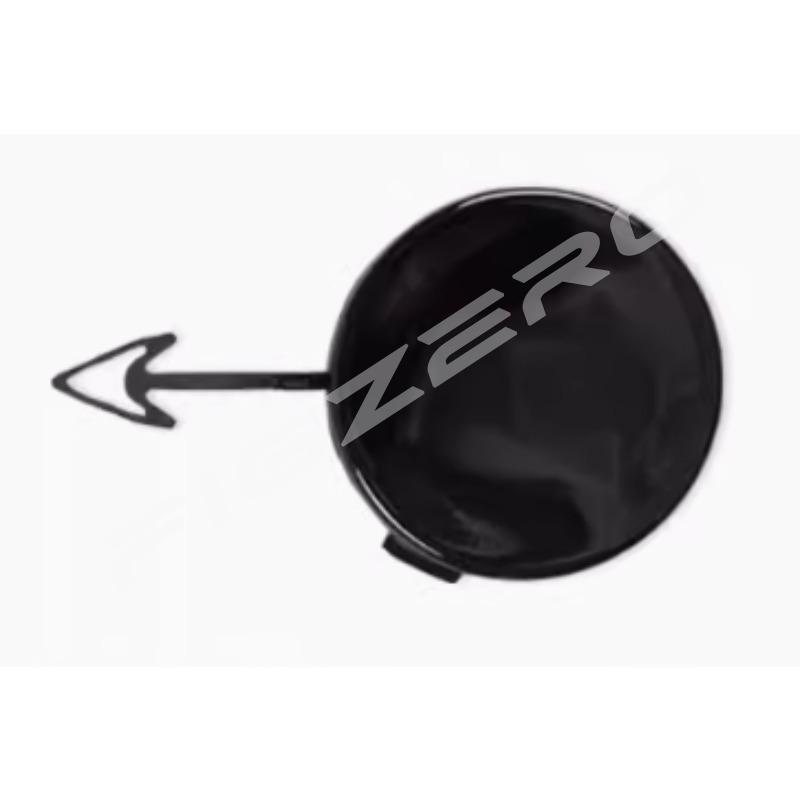 Front Bumper Trailer Cap Bar Tow Hook Covers Towing Hitch Cover for Ford Edge 2015 2016 2017 2018 White Brown Black