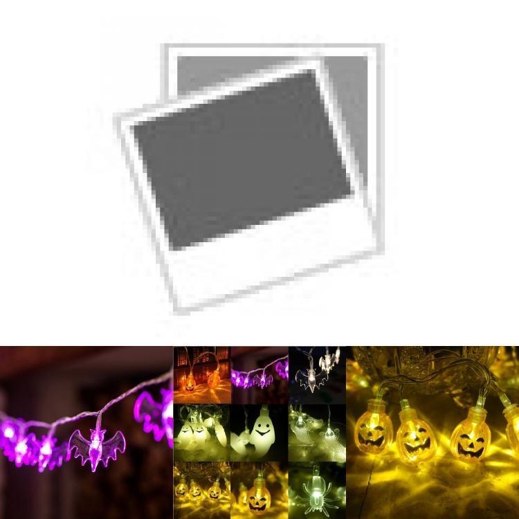Enchanting Halloween Led String Lights Featuring Whimsical Pumpkins Spiders Skeletons For Festive Window Decor