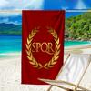 Proof Beach Towel with a SPQR Roman Eagle1 Pattern - Soft,absorbent,quick-drying,machine Washable - Perfect for Swimming,camping,bathing