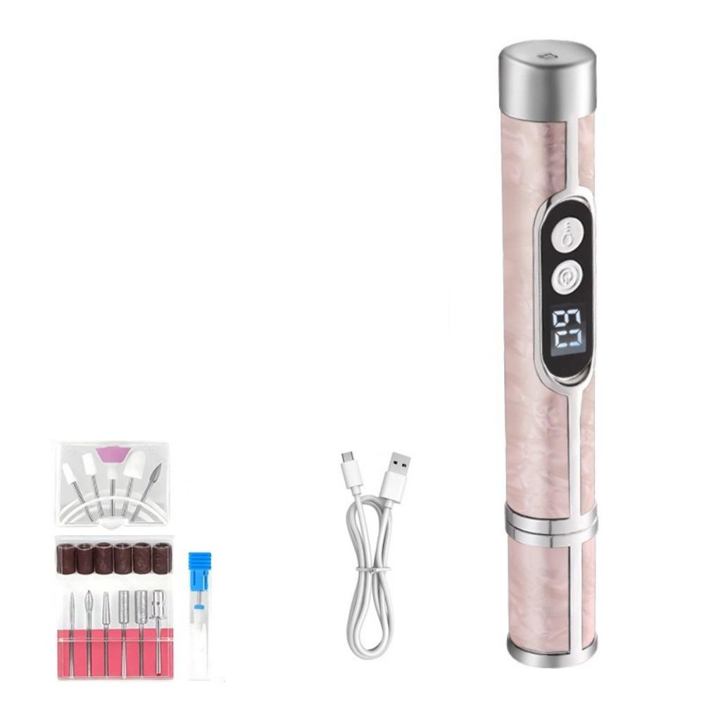 High Speed Electric Nail Sander Digital Display Nail Polisher Nail Drill Machine Salon Use