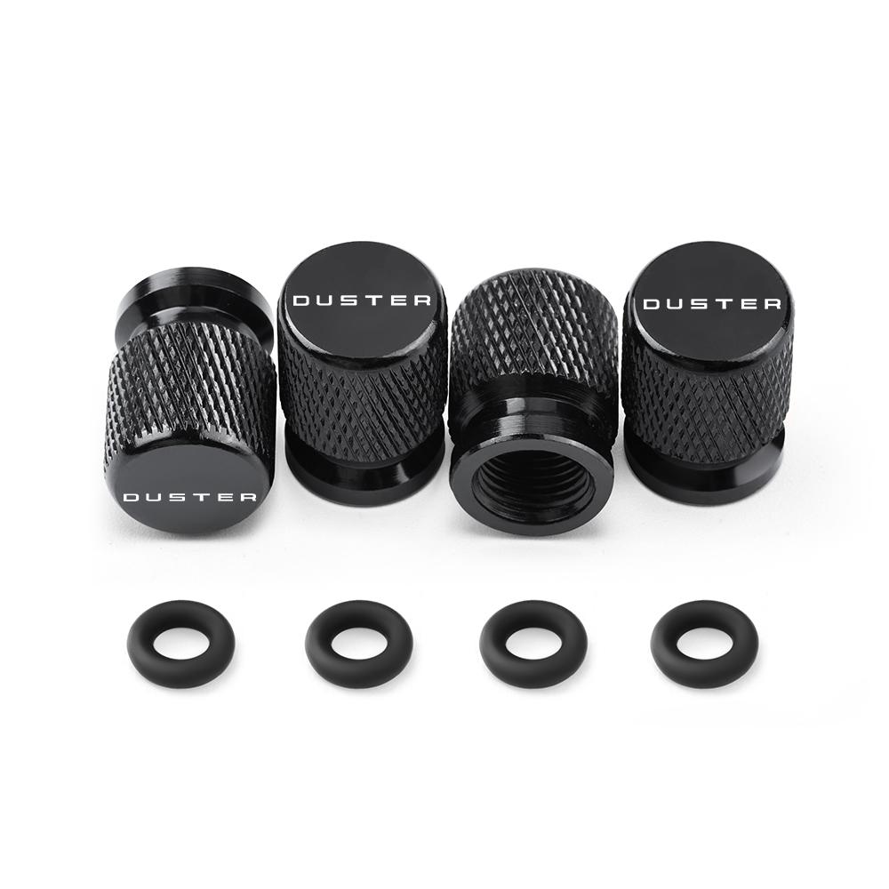 

4PCS Car Wheel Tire Valve Caps Tyre Stem Covers Airdust Waterproof For Dacia DUSTER LODGY LOGAN SANDERO Accessories