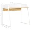 Desk in White and Oak 90 x 60 x 88 cm