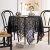 Lace Table Cloth Fabric French Hollow White Coffee Table Cloth Tablecloth Rectangular Round Table Photo Picnic Cloth Cover Cloth