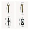 1Set 5PCS 10MM Electric Drill Conversion Angle Grinder Connecting Rod for Cutting Disc Polishing Wheel Handle Holder Adapter