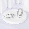 Copper Famati'S Hand Original Hoop Earring For Woman Bow Tie Star Zircon Earring Luxury Pendientes Fashion Jewelry
