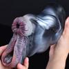 Dual Channel Animal Horse Masturbation Cup Soft Silicone Male Masturbator Realistic Vagina Prostate Massage Adult Sex Toy
