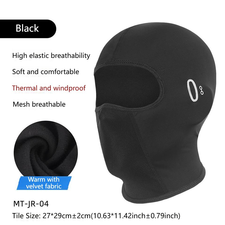 

Getinfit 1Pcs Winter Cycling Mask Windproof Cold-Proof Neck Area Covers Outdoor Motorcycle Helmet Inner Liner Ski Headgear Men Women