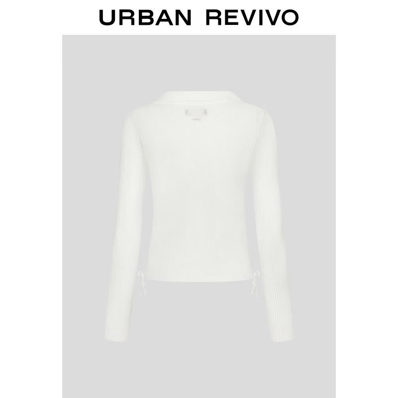 

Укороченный женский трикотажный топ с V-образным вырезом и завязками UR 2025 L