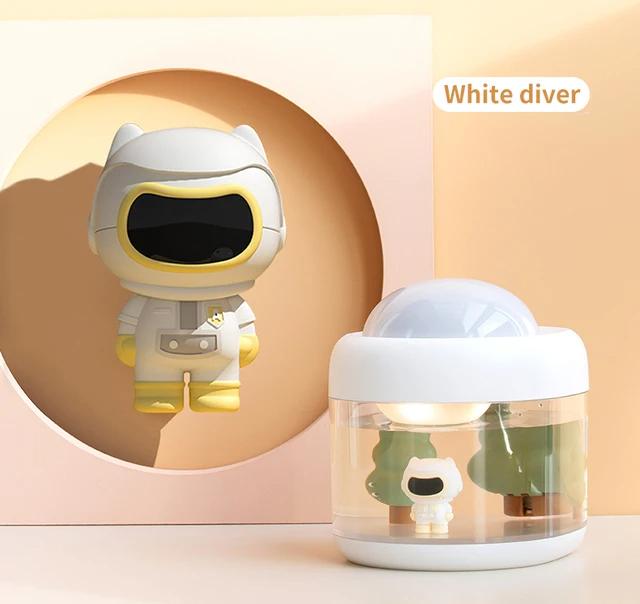 Портативный увлажнитель воздуха большой емкости с зарядкой через USB 2000 мАч, проектор, беспроводной ультразвуковой увлажнитель воздуха