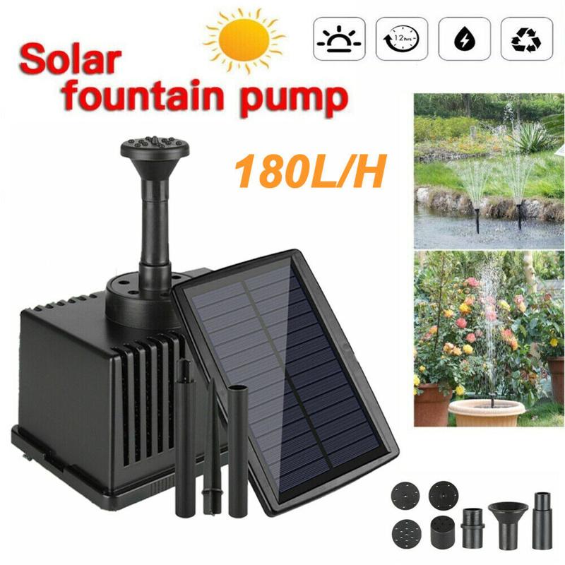 Bomba de água submersível de fonte solar de poupança de energia com painel de filtro de esponja para piscina de tanque de peixes
