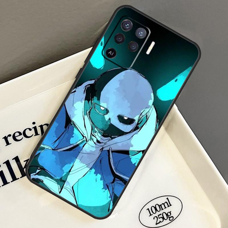Game Undertale Sans For Oppo A17 A15 A16 A18 A94 A74 A54 A38 A58 A78 A98 A40 A60 A80 A76 A96 A57 A77 A5 Pro Case