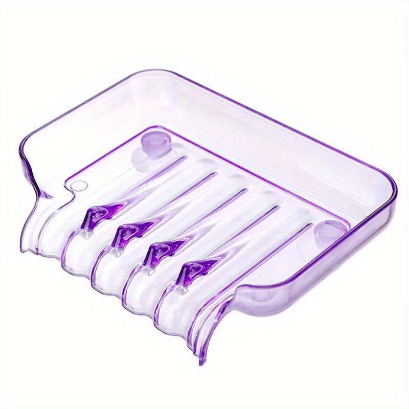 

1 шт., мыльница для слива водопада, мыльница с дизайном присоски, креативный однотонный держатель для мыла для дома и ванной комнаты, мыльница, аксессуары для ванной комнаты оранжевый