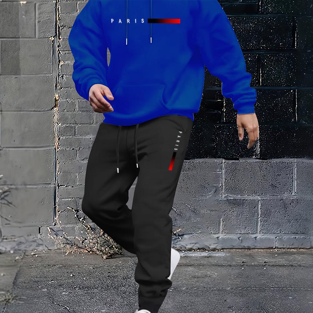 2025 Herren Logo-Print Kapuzenpullover & Jogginghosen Set