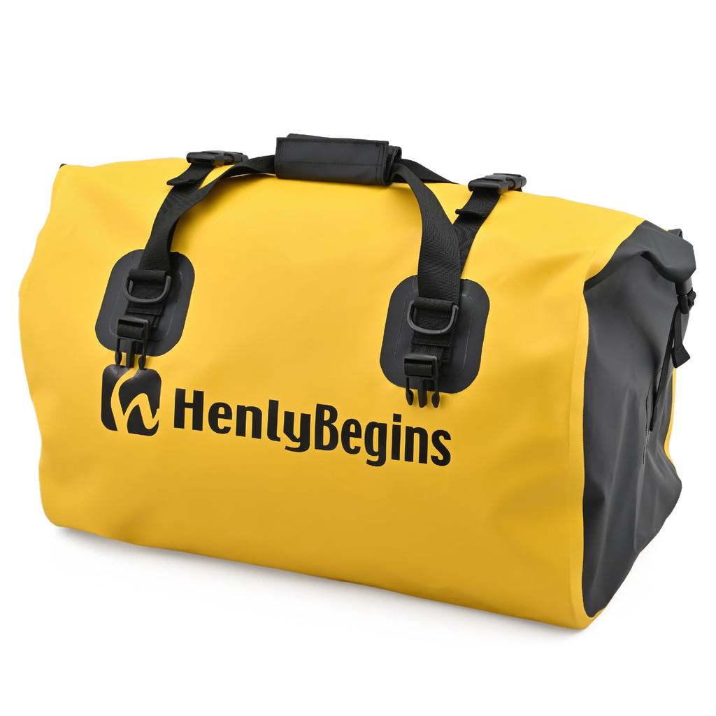Henly Begins Daytona Waterproof Motorcycle Seat Bag Yellow DH-767