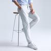 Lilang Men's Nylon-Spandex Blend Cropped Casual Pants