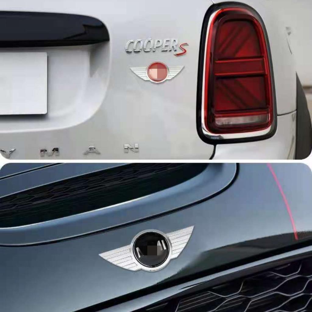 Metal Car Front Hood Rear Trunk Emblem Badge Decoration for M-ini Cooper R55 R56 R61 R60 Replacement Logo Auto Styling Accessories