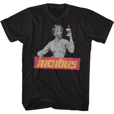 T-shirt Noir Unisexe Logo Incubus Coktail