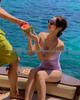 Korean-Inspired Solid Color Bikini Set & Cover-Up: Chic, Slimming, and Stylish Swimsuit for Women