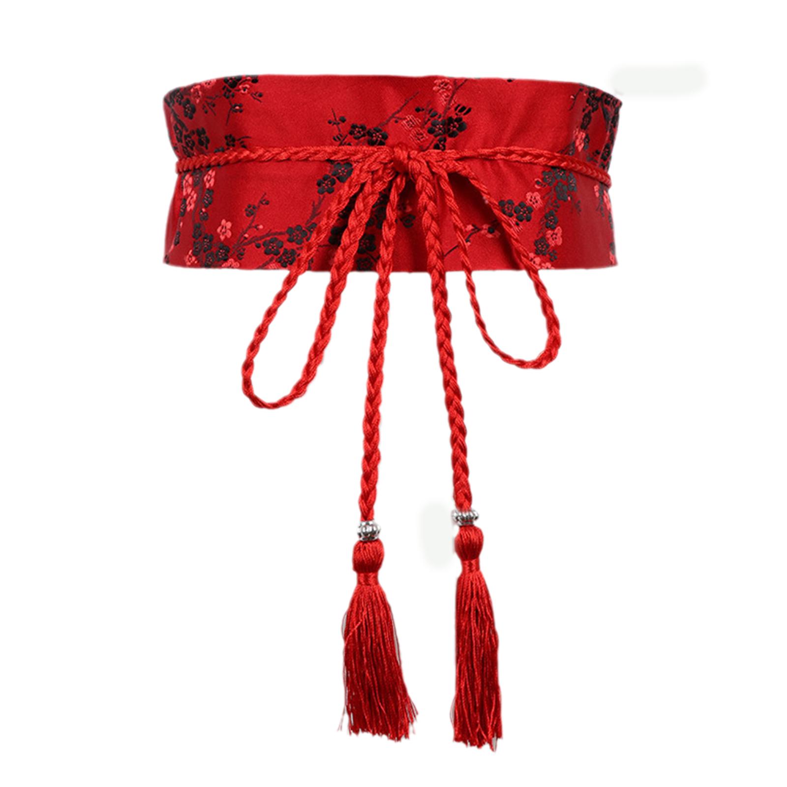 Cornbread Vintage Hanfu-tailleband voor dames, elegante Chinese stijl riem met kwastjes, accessoire voor Hanfu-kleding uit de Han-dynastie.