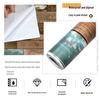 Industrial Retro Faux Wood Grain Self-Adhesive Wallpaper with PVC Backing