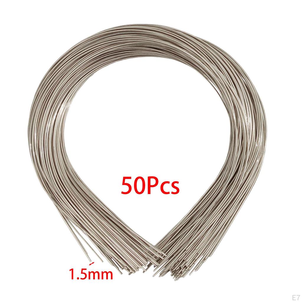 50 Stück Großpackung Dünne Schlichte Leere Draht Metall Stirnbänder 1,5 MM Schlanke Herren Haarspangen, Kopfklemmen,