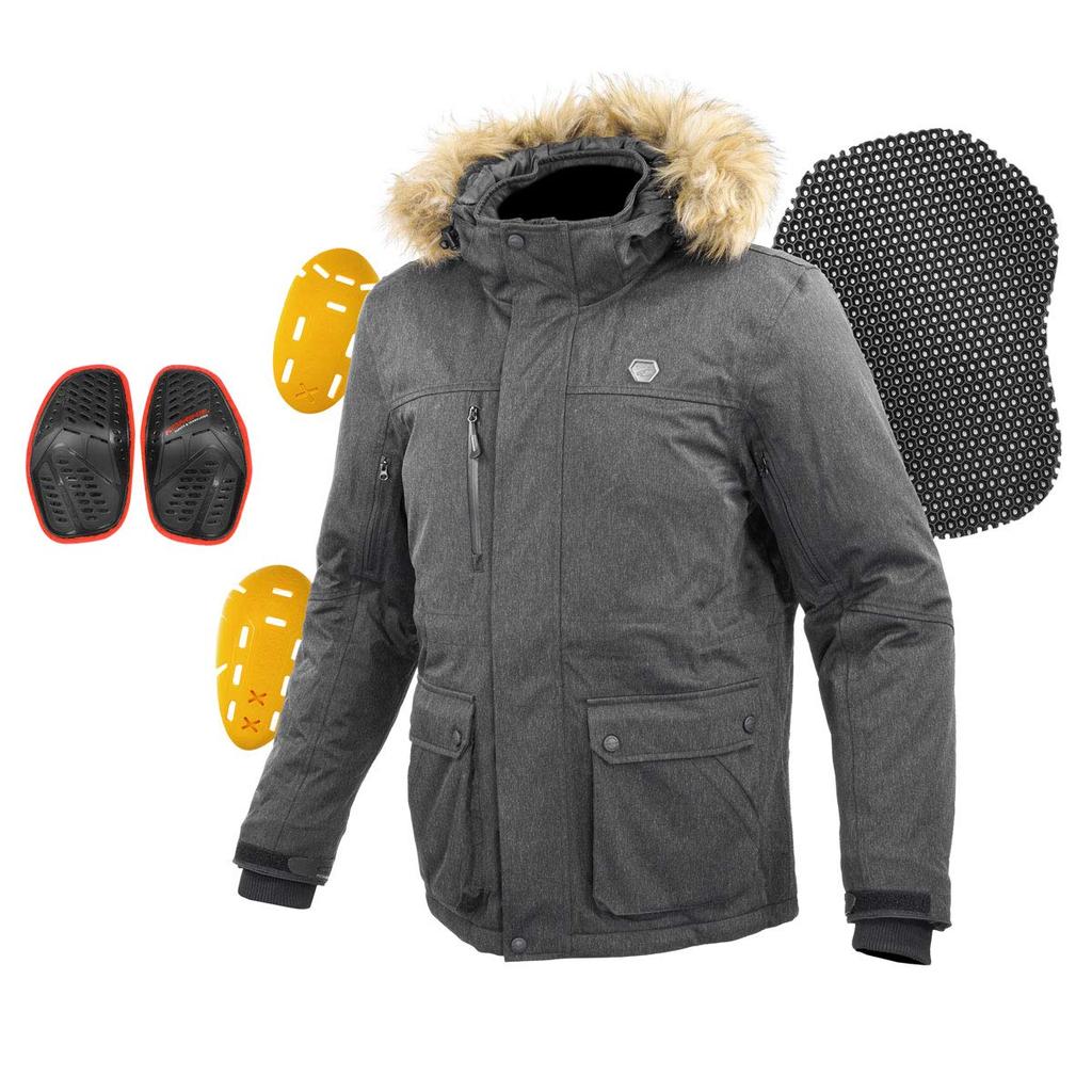 Komine Bike Protect Vanntett Vinterfrakk L Sort 07-615 JK-615