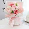 Soap Bouquet Carnation Artificial Flowers Gift Set Home Decoration Mini Bouquet Centerpiece for Valentine Day