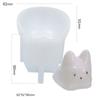 3D Pudding Mold Cute Candle Mould Baking Accessories Cat Shape Mold  DIY