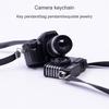 Mini Camera Keychain Car Key Chain Key Ring Led Flashlight Colorful Kaca Key