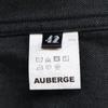 AUBERGE ×BLACK PERILLA IL GUST BLACK 2ND TYPE DENIM JACKET Jacket 42 blackUsed
