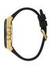 GUESS Gold Tone Stainless Steel Watch with Black Silicone Strap U1049G5 141 [ ]