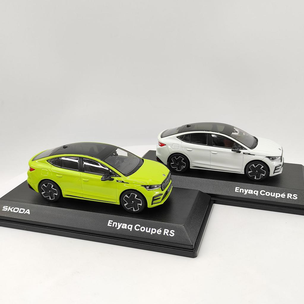 GAM1 Diecast SKODA 1:43 Scale Enyaq Coupe RS Alloy Car Model Collectible Toy Gift Souvenir Display Ornament