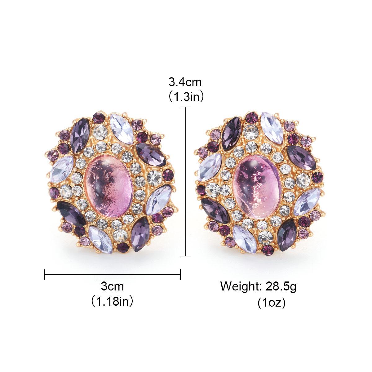 

Винтажные клипсы для ушей в китайском стиле для непроколотых ушей: Элегантные европейские и американские ретро серьги 18K